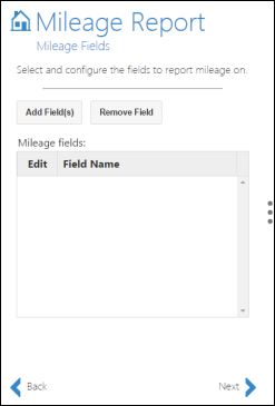 Adding a mileage field